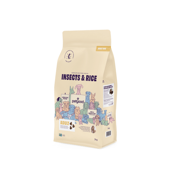 Insects & Rice - Complete Feed Adult Dog