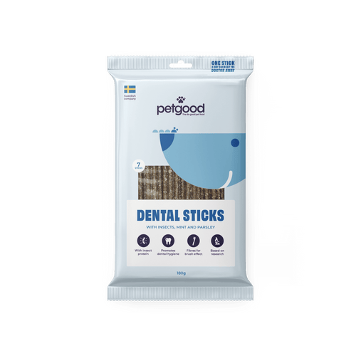 7pc Medium dental sticks with insect protein