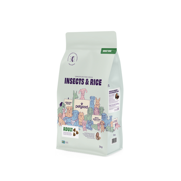 Insects & Rice - Complete Feed Adult Dog