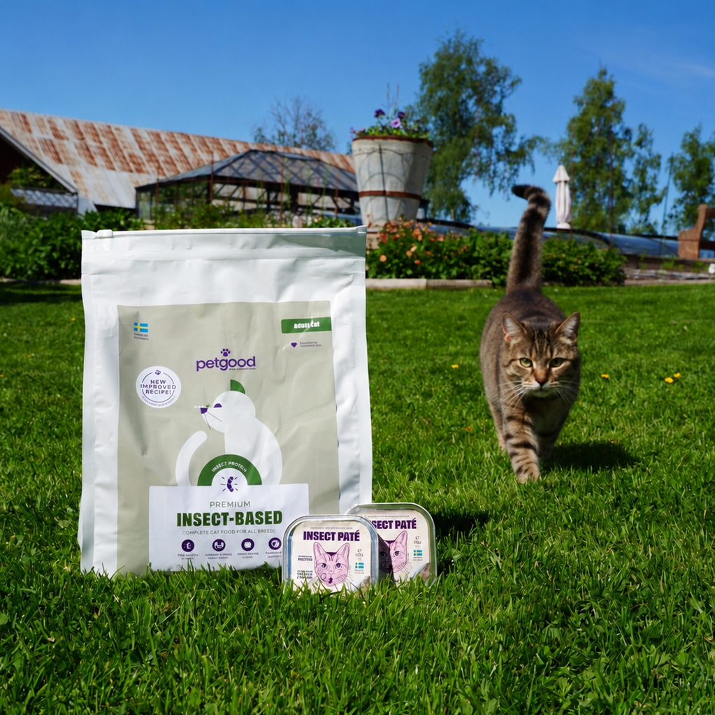 Insektsbaserat premiumfoder - Vuxen katt