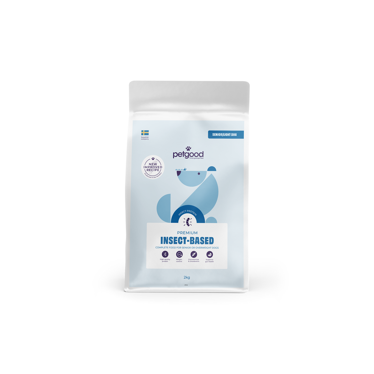 Insect-based Premium - Complete Feed Light / Senior Dog, 2kg