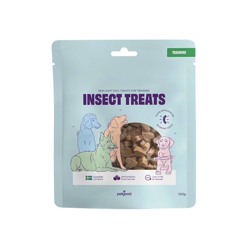Insect-based dog treats for training - 100g